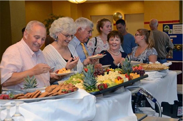 Guest Enjoying Refreshments
